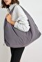 Gray Women's Maxi Size Women's Sports Shoulder Bag Takaw27Oc00051 - 3