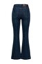Premium Koyu Mavi Orta Esnek Yüksek Bel Flare Jeans TWOAW27JE00205 - 9