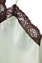 Mint Lace Rope Strap Woven Pajama Set with Satin Shorts Thmss22Pt0269 - 6