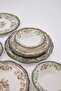 8 Parça 2 Kişilik Vintage Desenli Porselen Yemek Takımı TPHAW26TBK00068 - 3