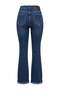 Premium Koyu Mavi Orta Esnek Düşük Bel İspanyol Paça Flare Jeans TWOAW27JE00204 - 9