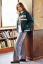 Gri %100 Pamuk Normal Bel Wide Leg Geniş Paça Jeans TWOAW27JE00102 - 5