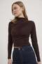 Armalife 1806 high neck drapey flexible women's blouse