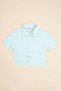 Striped Buttoned Girls' Shirt - 4