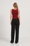 Kayık Neckline Sleeveless Bodysuit - 5