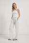 Textured Trousers with Waist Tie Detail - 3