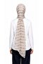 Logo Shawl - Light Mink - 3