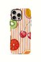 iPhone 16 Pro Max Vorian Double Layer Case Tutti Frutti Stripe