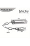1pc Security Door Chain Home Office Lock Guard Latch Stainless Steel Silver Sliding Fastener For ... - 3