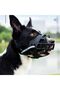 for 35-55KG Dog Adjustable Dog Muzzle Anti-Biting Dog Mouth Cover With Reflective Strip Can Drink Wa - 4