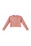Embossed Pattern Openwork Sweater - 3