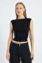 Slim Fit Blouse with Draped Sides