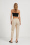 Comfortable Fit Carrot Pants with Elastic Waist - 5
