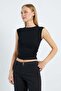 Slim Fit Blouse with Draped Sides - 2