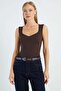 Basic U-Neck Snap Body - 2
