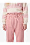 Viscose Blended Jogger Sweatpants with Elastic Waist Pocket Detail - 2