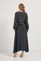 Premium Blouse with Lace-Up Front and Elastic Detail on Sleeves - 4