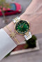 Green Dial, Gold Metallic Color Strap, 31 Mm, 2 Year Warranty, Women's Wristwatch - 3