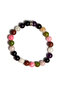 Love Love Bracelet (Pink Quartz, Amethyst, Obsidian, Sun Stone and Rhodonite Stone) - 4