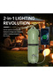 2-in-1 lighting 2-in-1 LED Lamp 2000mAh Rechargeable Outdoor Emergency Light IP66 Waterproof Inflata - 2