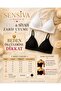 حمالة صدر للتمرين مكونة من قطعتين بدون أسلاك - حمالة صدر ناعمة - حمالة صدر مكونة من قطعتين من My First Bra باللون الأسود - الأبيض