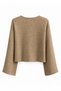 Muslin Fabric Women's Tie-Front Blouse - Tie-Front Hijab Clothing Blouse - 4