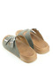 Men's Summer Faux Leather Two Buckle Adjustable Comfortable Sole Daily Slippers - 5