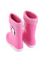 Girls' Winter Pvc Warm Lined Waterproof Rain Boots - 4