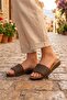 Summer Faux Leather Women's Slippers