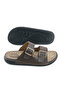 Men's Summer Faux Leather Two Buckle Adjustable Comfortable Sole Daily Slippers - 6