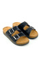 Women's Summer Faux Leather Two Buckle Adjustable Comfort Sole Daily Slippers - 5