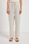 Elastic Waist Muslin Trousers - 4