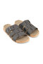 Men's Summer Single Buckle Faux Leather Adjustable Daily Slippers - 4