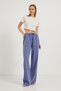 Women's Tight Summer Crew Neck Ecru Crop T-Shirt - 2