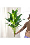 88cm 24 leaves Large Artificial Banana Tree Fake Palm Plants Plastic Monstera Tropical Leave - 5