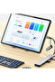 محطة إرساء 8 في 2 USB +Type C HUB مع محول مقبس صوت 3.5 ملم وقارئ بطاقة Micro SD للكمبيوتر المحمول ... - 4