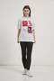 Armalife 2194 Red Lip Themed Bis Collar Women's T-Shirt - 4