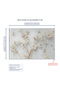 20X30 cm Artificial Roses Patterned Glass Cutting Board - 2