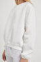 Armalife 2613 Crop Women's Sweatshirt with Circular Neck and Bib Detail - 4