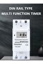 30A 220V New Type Din Rail 2 Wire Weekly 7 Days Programmable Digital TIME SWITCH Relay Timer Control - 8