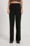 Women's High Waist Wide Leg Black Palazzo Trousers - 3