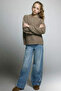 100% Cotton Wide Leg Jean Trousers for Girls G3646A825Cw