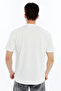 O Neck Injection Logo Men's T-Shirt 4028 Ecru - 7