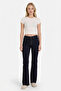 Mıa Flare Fit Regular Waist Straight Leg Long Jean Trousers F9602Ax26Sp