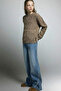 100% Cotton Wide Leg Jean Trousers for Girls G3646A825Cw - 2