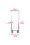 Ada cam soft drink glass 6-pack 315 ml (cocktail/lemonade/vodka glass) - 6