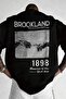 Men's Black 1898 Brookland Printed Oversize Salas T-Shirt