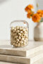Duo Glass Storage Container Single Small Size 380 ml with Glass Lid (Sugar Bowl)