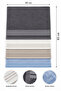 4-Piece Hand and Face Towel Set 50X85 cm Aura - 4