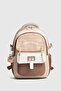 Ççs 51939 School Backpack Student Daily Travel Holiday Sports Walking Trip Beige - 5